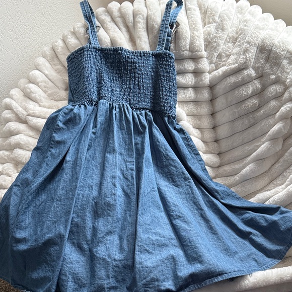 Blue Denim Mini Dress - Picture 3 of 3